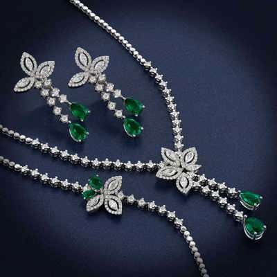 سرویس جواهر طرح گرین تیرز (Green tears)